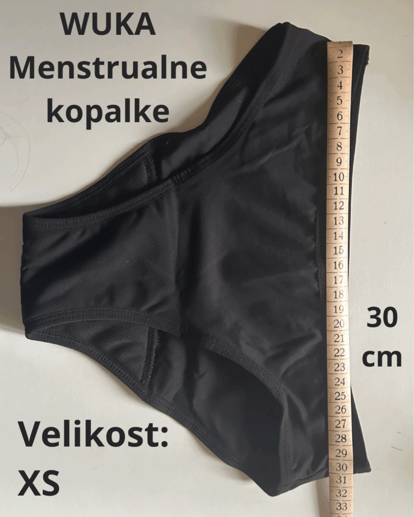 Menstrualne kopalke WUKA velikosti