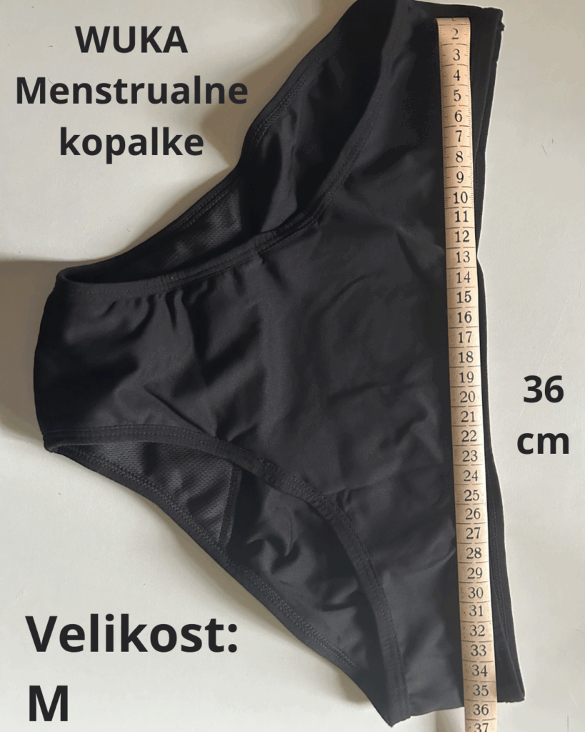 Menstrualne kopalke WUKA velikosti
