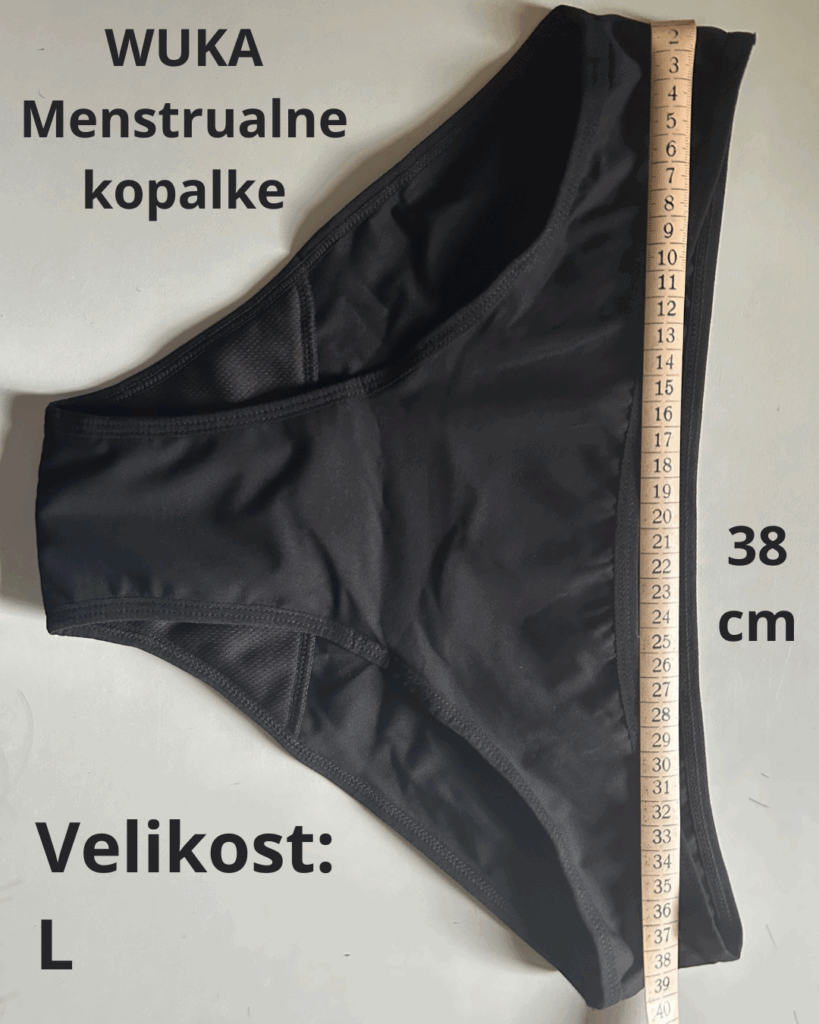 Menstrualne kopalke WUKA velikosti