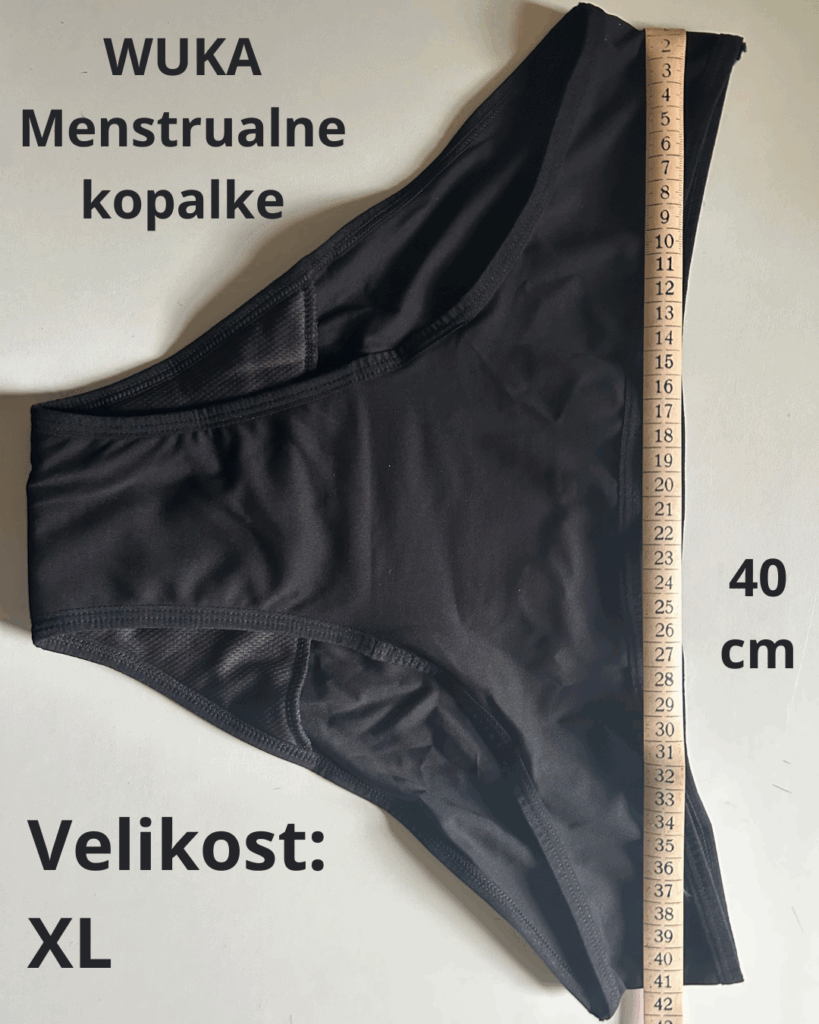 Menstrualne kopalke WUKA velikosti