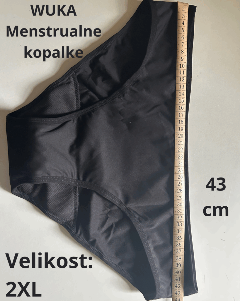 Menstrualne kopalke WUKA velikosti